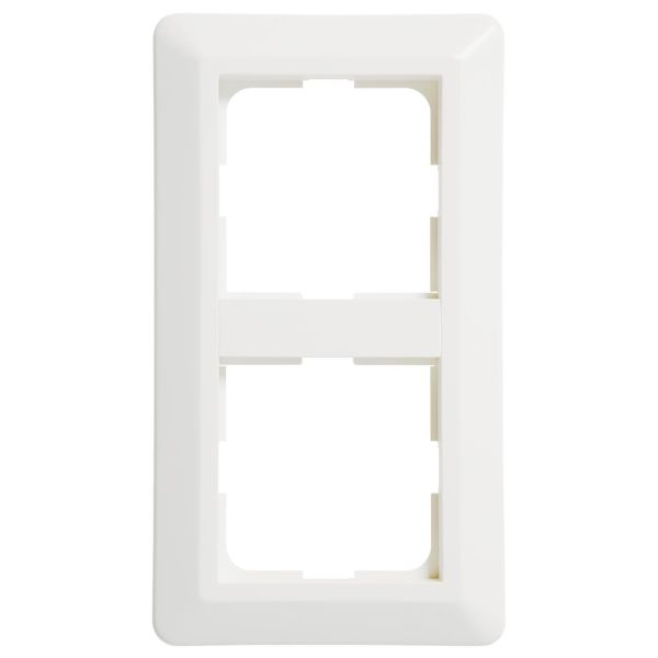 Elko EKO07245 Kombinasjonsramme hvit, termoplast 155 mm, 2 lomme