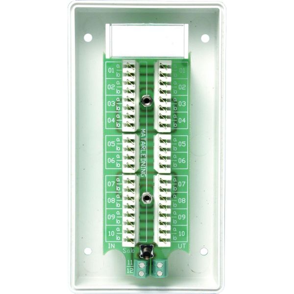Alarmtech Fatum Modul Alarmboks 10 par, med sabotasjekontakt Sete/sete