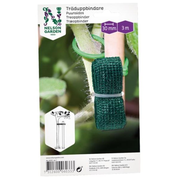 Nelson Garden 6033 Treoppbinder plastnett, 3 cm x 3 m
