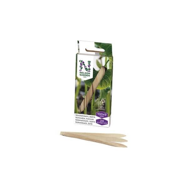 Nelson Garden 5996 Klebeetikett tre 10 cm, 24-pakning