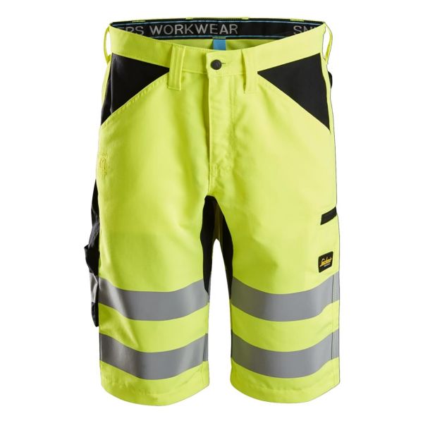 Snickers 6132 Shorts varsel, gul/svart C44