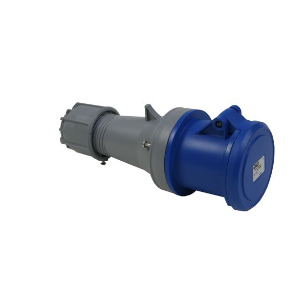 Garo S 363-9 S Skjøtekontakt IP44, 4-polet, 63 A Blå, 9 h