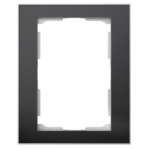 Elko EKO06291 Kombinasjonsramme svart/aluminium, 1½-roms 1 x ½ rom