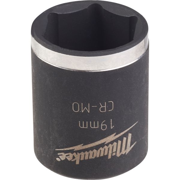 Milwaukee Shockwave Impact Duty Kraftpipe 3/8"-feste, kort 19 mm