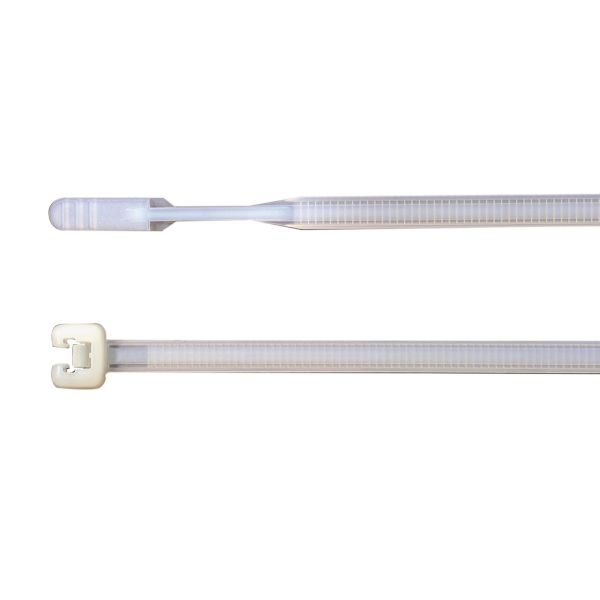 Hellermann Tyton 109-00001 Buntebånd Natur, 2,6 mm, 100-pakning 105 x 2,6 mm