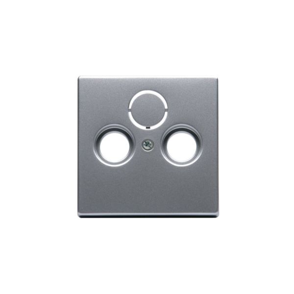 ABB Impressivo Midtplate TV/R/SAT Aluminium
