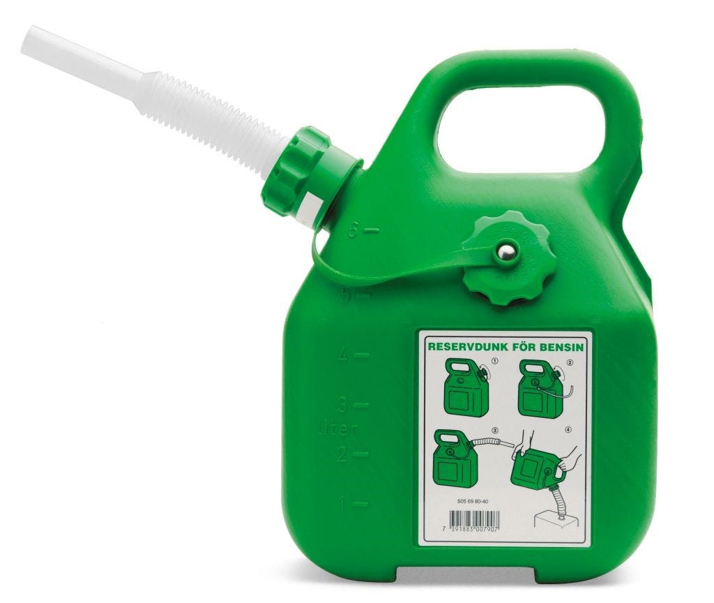 Husqvarna Bensinkanne 6L til Gressklipper