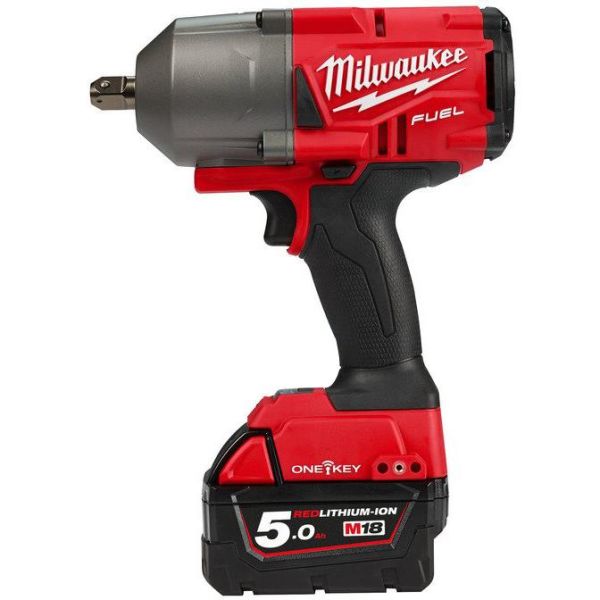 Milwaukee M18 ONEFHIWP12-502X Muttertrekker med 5,0Ah-batterier og lader