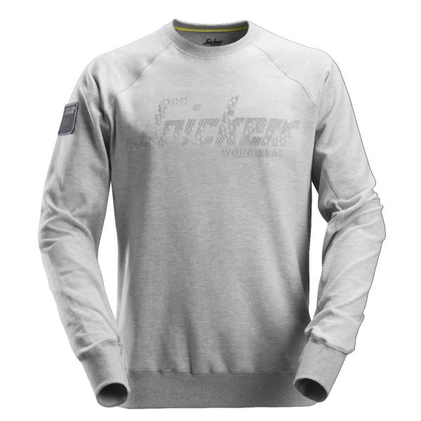 Snickers 2882 Sweatshirt gråmelert XS