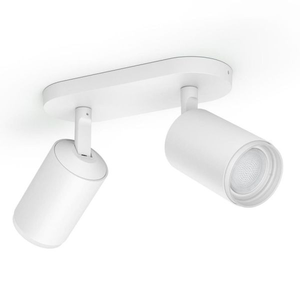 Philips Hue Fugato Spotlight hvit, 2 x 5,7 W LED