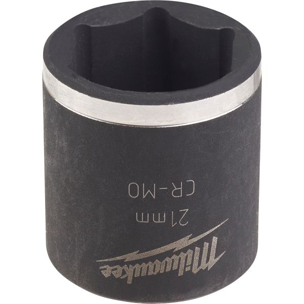 Milwaukee Shockwave Impact Duty Kraftpipe 3/8"-feste, kort 21 mm