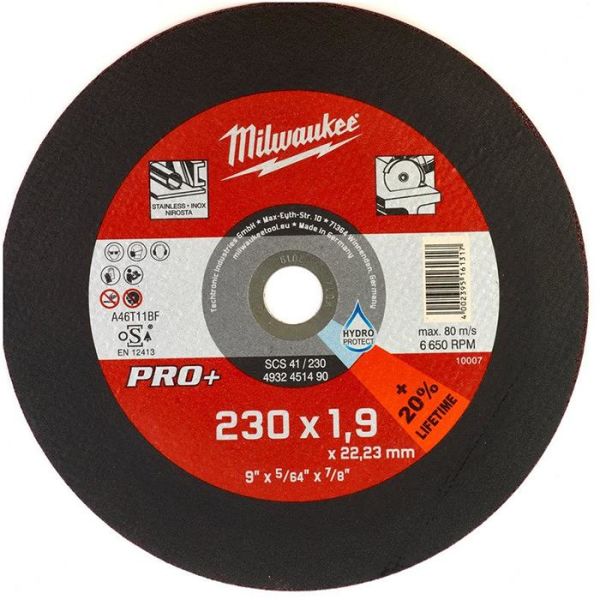 Milwaukee SCS 41 PRO+ Kappskive 230x1,9 mm