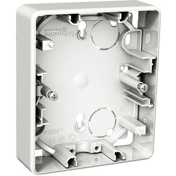 Schneider Electric Exxact WDE002360 Forhøyningsboks utenpåliggende, for 2-veisuttak