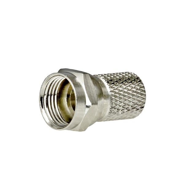Televes 417001 F-kontakt for RG-6T, twist-on, 100-pakning