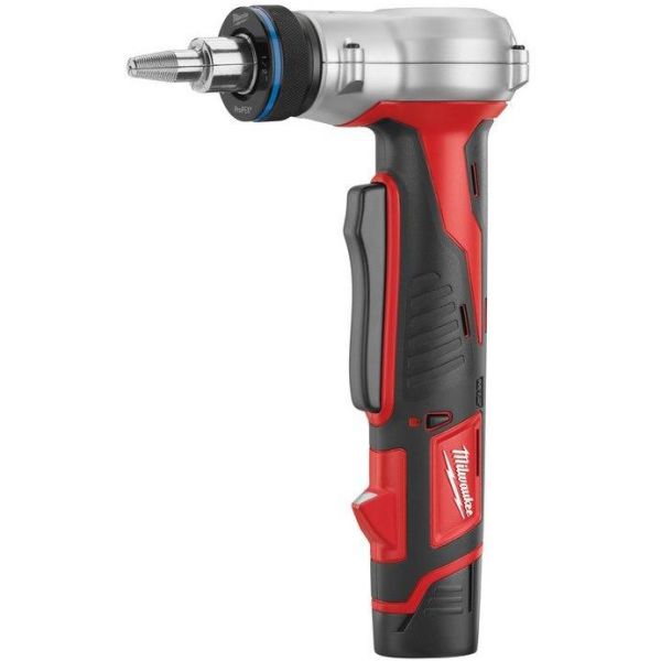 Milwaukee C12 PXP-I10202C Ekspansjonsverktøy med 2,0Ah-batterier og lader