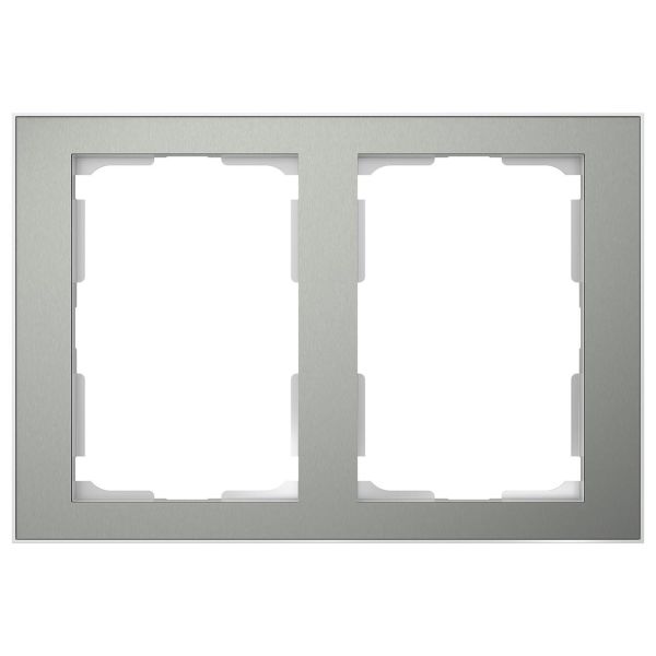 Elko EKO06181 Kombinasjonsramme blåmetall/aluminium, 1½-roms 2 x 1½ rom