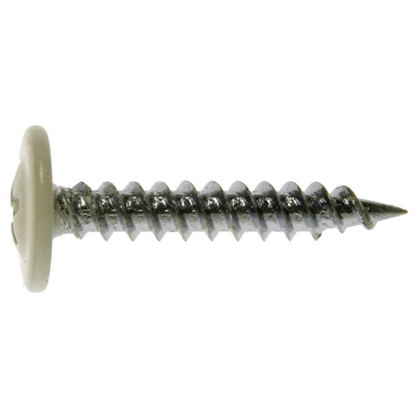 Grabber G31VITC Monteringsskrue Hvit, 100-pakning 4,2 x 13 mm
