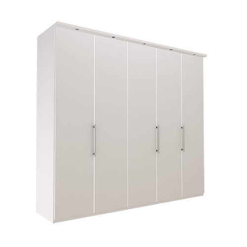 Garderobe Atlanta - Hvit 250 cm, 216 cm, Med gesims