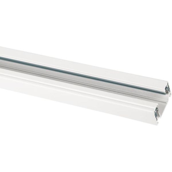 Hide-a-Lite LiteTrac Skinne 1-faset, 1 m, hvit