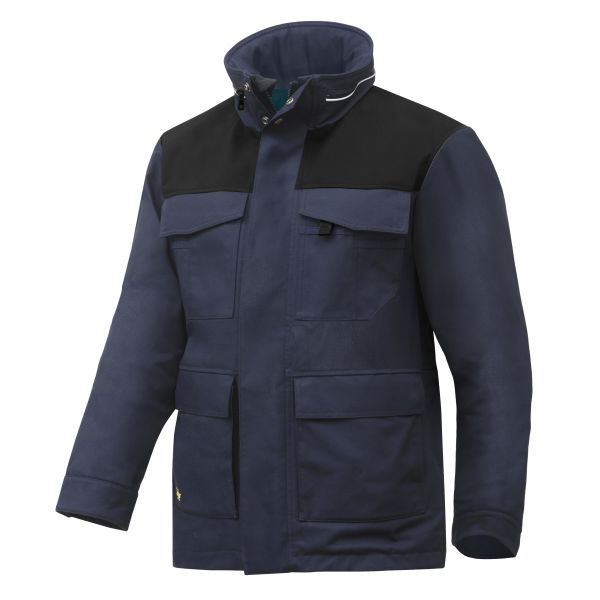 Snickers 1101 RuffWork Vinterparkas marineblå/svart XS
