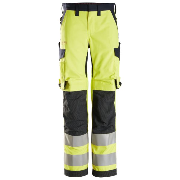 Snickers 6760 ProtecWork Arbeidsbukse varsel, gul 17