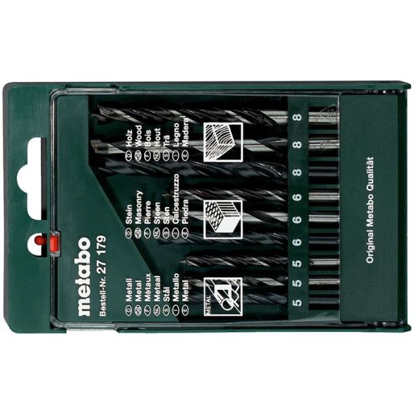 Metabo 627179000 Borsett 9 deler