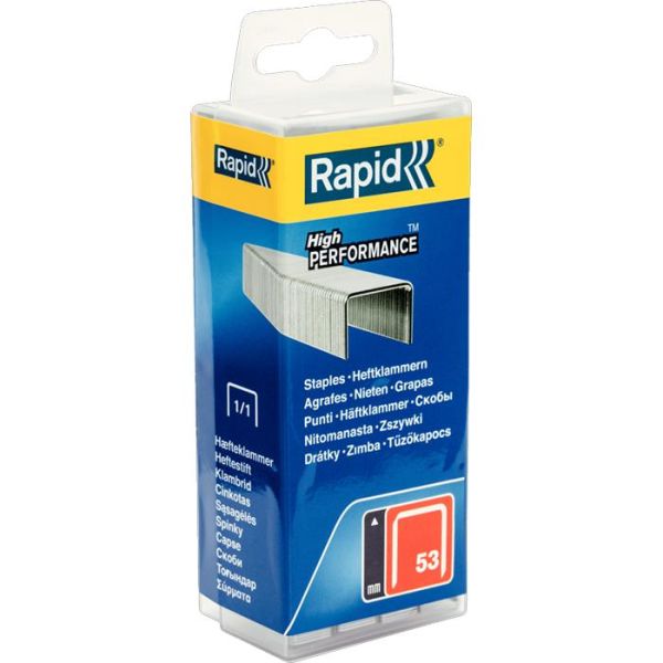 Rapid Nr 53 Fintrådstift 6 mm, 5000-pakning