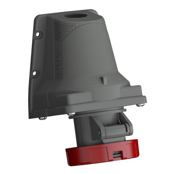 ABB 2CMA101174R1000 Vegginntak IP67 Rød, 16 A, 4-polet, 107 mm
