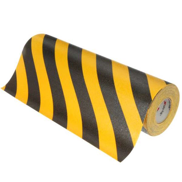3M Safety-Walk 613 Sklisikringsteip svart/gul 102 mm x 18.3 m