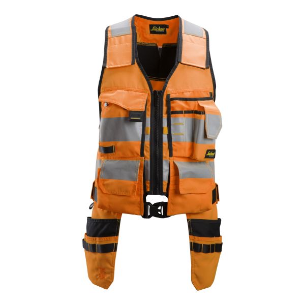 Snickers 4230 AllroundWork Verktøyvest varsel, oransje XS