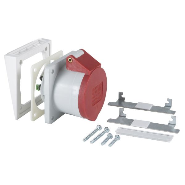 Schneider Electric 5960100 Uttak 5-polet, rød