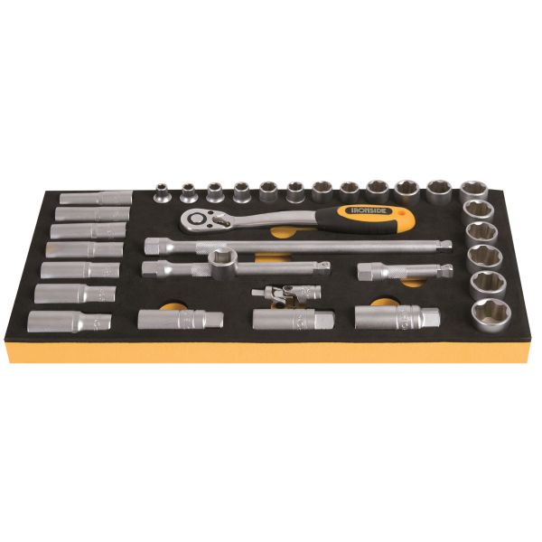 Ironside 102387 Pipenøkkelsett 33 deler, 3/8"