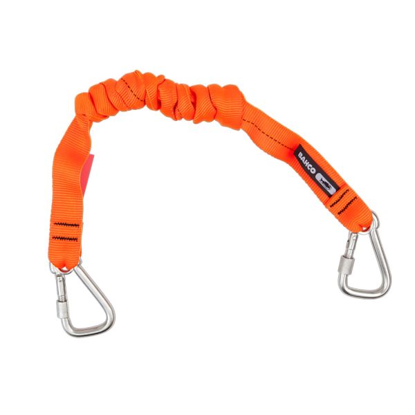 Bahco 3875-LY10 Sikkerhetsstropp oransje, med fastsydd karabinkrok 100 cm, maks. 12 kg