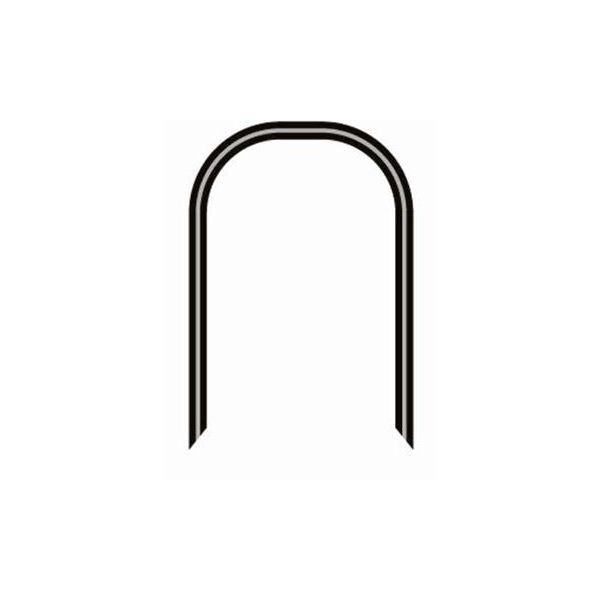 Ironside 140074 Kabelklammer for kabeldiameter 4,5 mm, 1000-pakning 9,5 mm