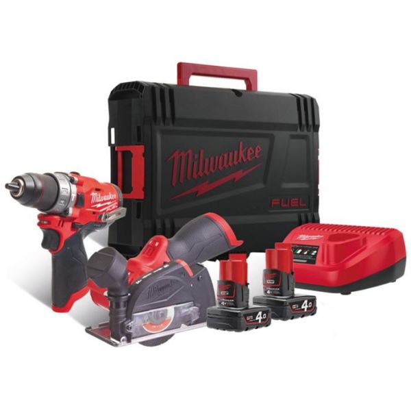 Milwaukee M12 FPP2F-402X Verktøypakke