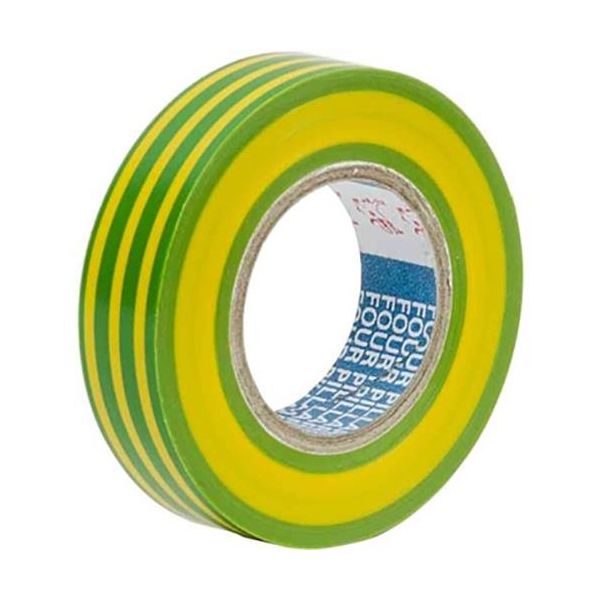 Gelia 050000617 Merketeip 10 m x 15 mm Gul/grønn
