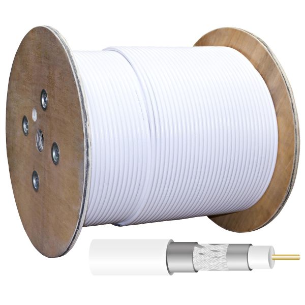 Televes RG-11T Koaksialkabel 1,6/7,1 mm, trippelskjermet, 1 m