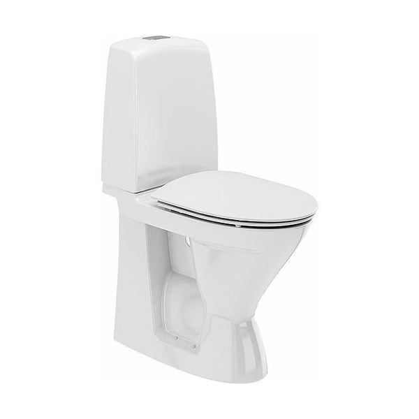 Ifö Spira 626109311010 Toalettstol høy, med hardt sete soft-close, for liming