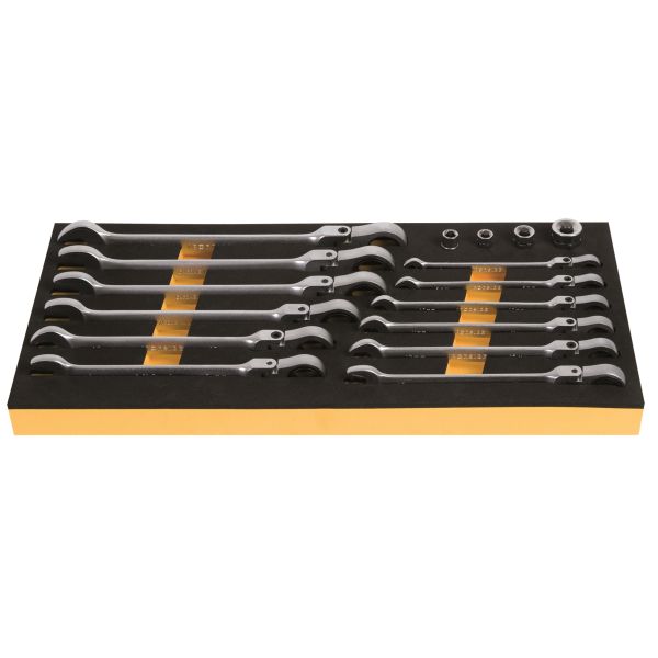 Ironside 100249 Sperrekombinøkkelsett 16 deler, 8-19 mm