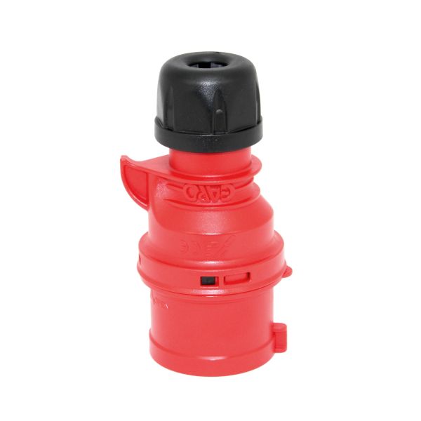 Garo Basic Støpsel IP44 5-polet 16 A 6 h, rød