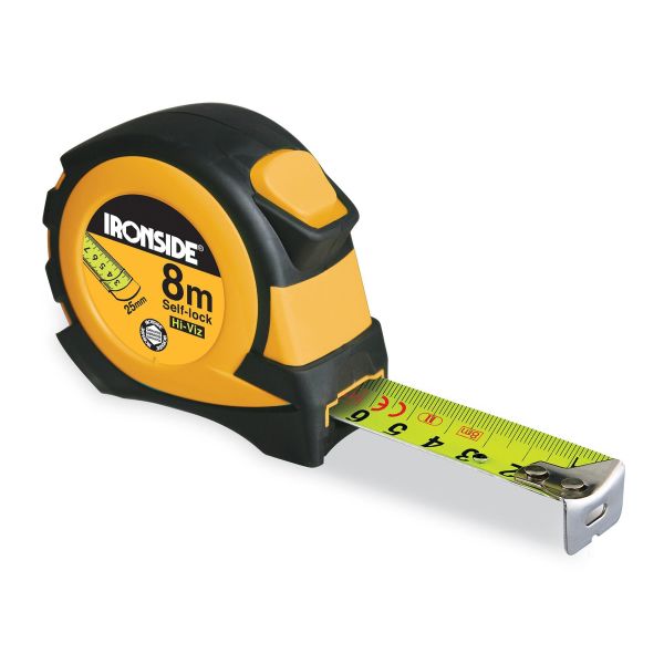 Ironside 150047 Målebånd self-lock 8 meter