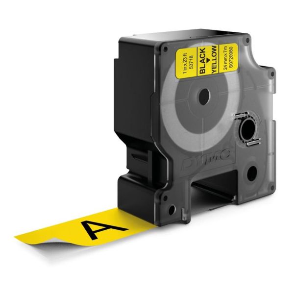 DYMO Standard D1 Teip 24mm Svart på gult