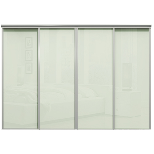 Mix Skyvedør Opalhvit 3250 mm 4 dører