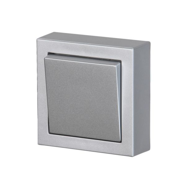 ABB Impressivo Strømstiller kryss, utenpåliggende Aluminium