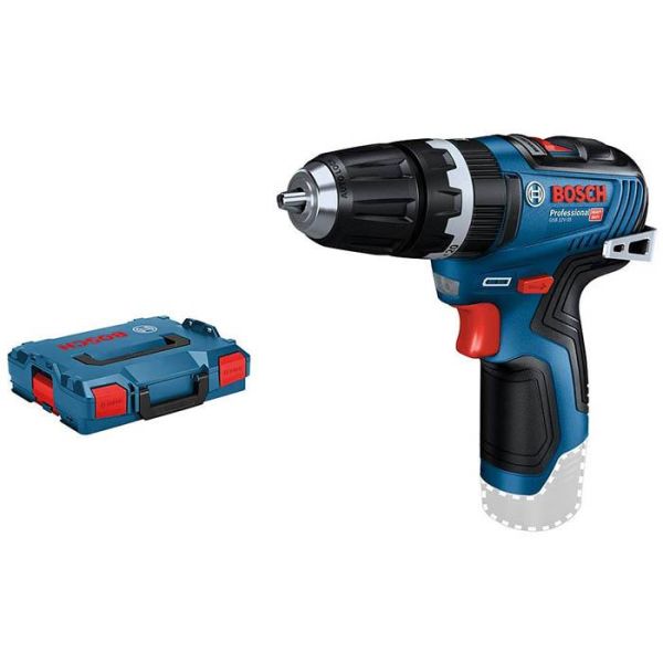 Bosch GSB 12V-35 Slagbor uten batteri og lader, i L-Boxx