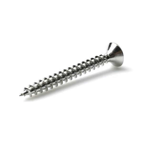 Arvid Nilsson 56903016 Treskrue TKFX VVS A2, polert, 100-pakning 3,0x16 mm