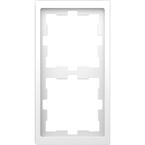 Schneider Electric MTN4020-6535 Kombinasjonsramme 2-roms, t-plast Lotus, hvit