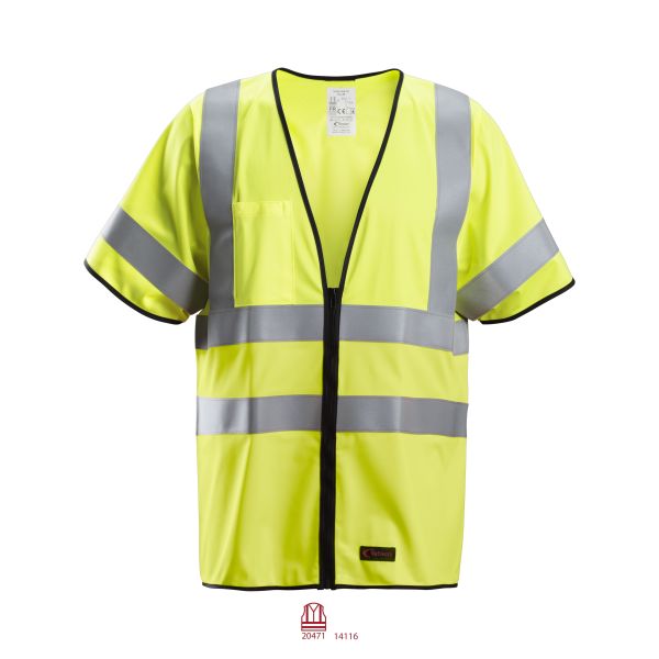 Snickers 4361 ProtecWork Vest varsel, gul S
