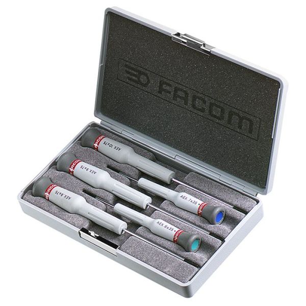 Facom AEX.J1 Skrutrekkersett 5 deler Micro-Tech Torx