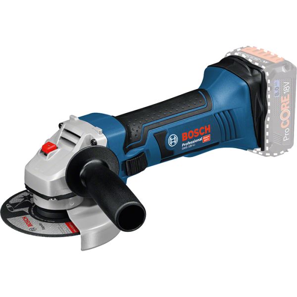 Bosch GWS 18-125 V-LI Vinkelsliper uten batteri og lader